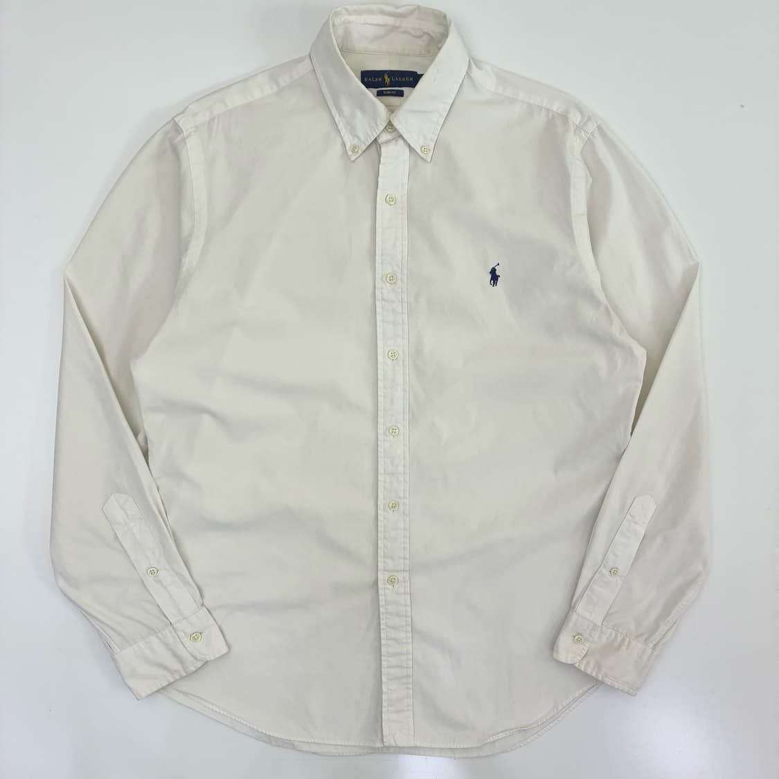 Polo  폴로 랄프로렌 자수 화이트 코튼 셔츠 상품이미지1