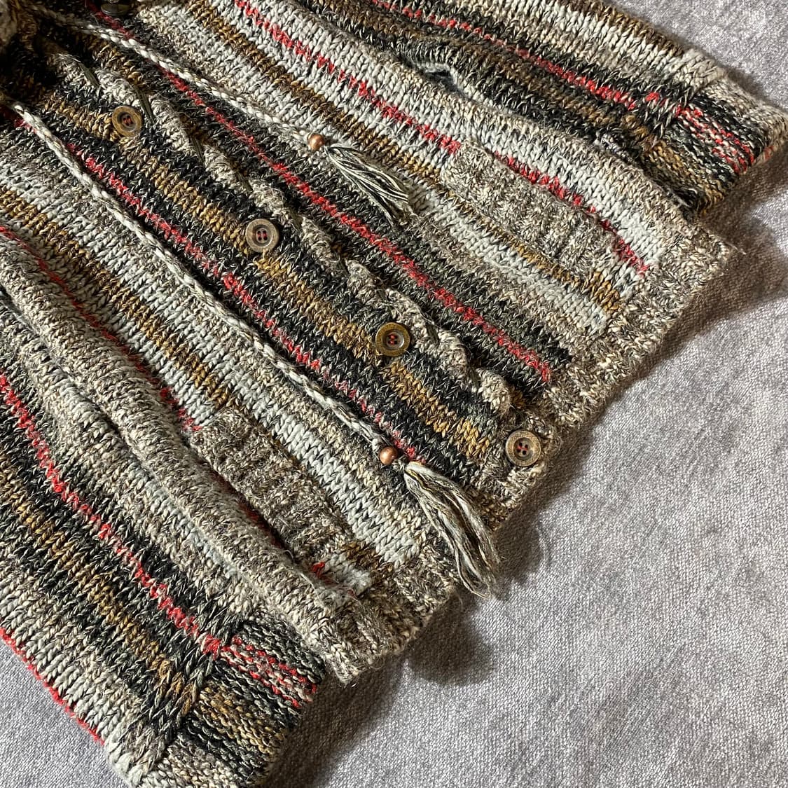 -Tankus 에스닉 하이넥 울 니트 상품이미지3