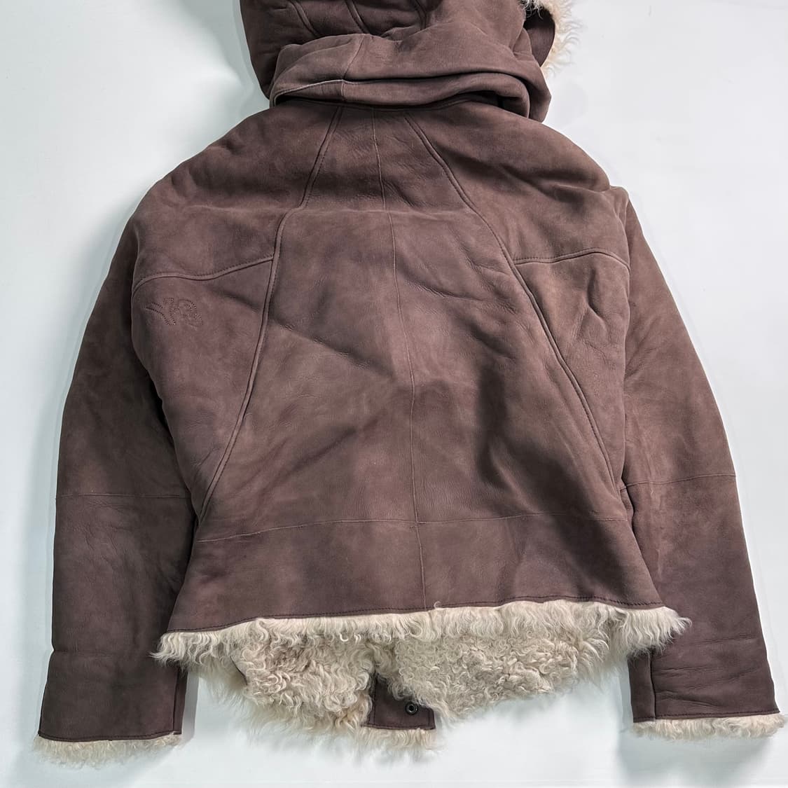 Y-3 브라운 시어링 무통 자켓 상품이미지6