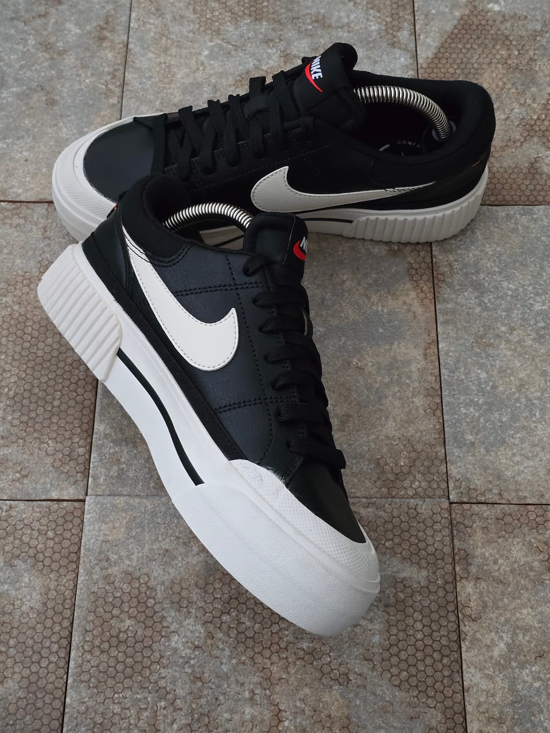 (240)나이키 코트 레거시 리프트 블랙  상품이미지4