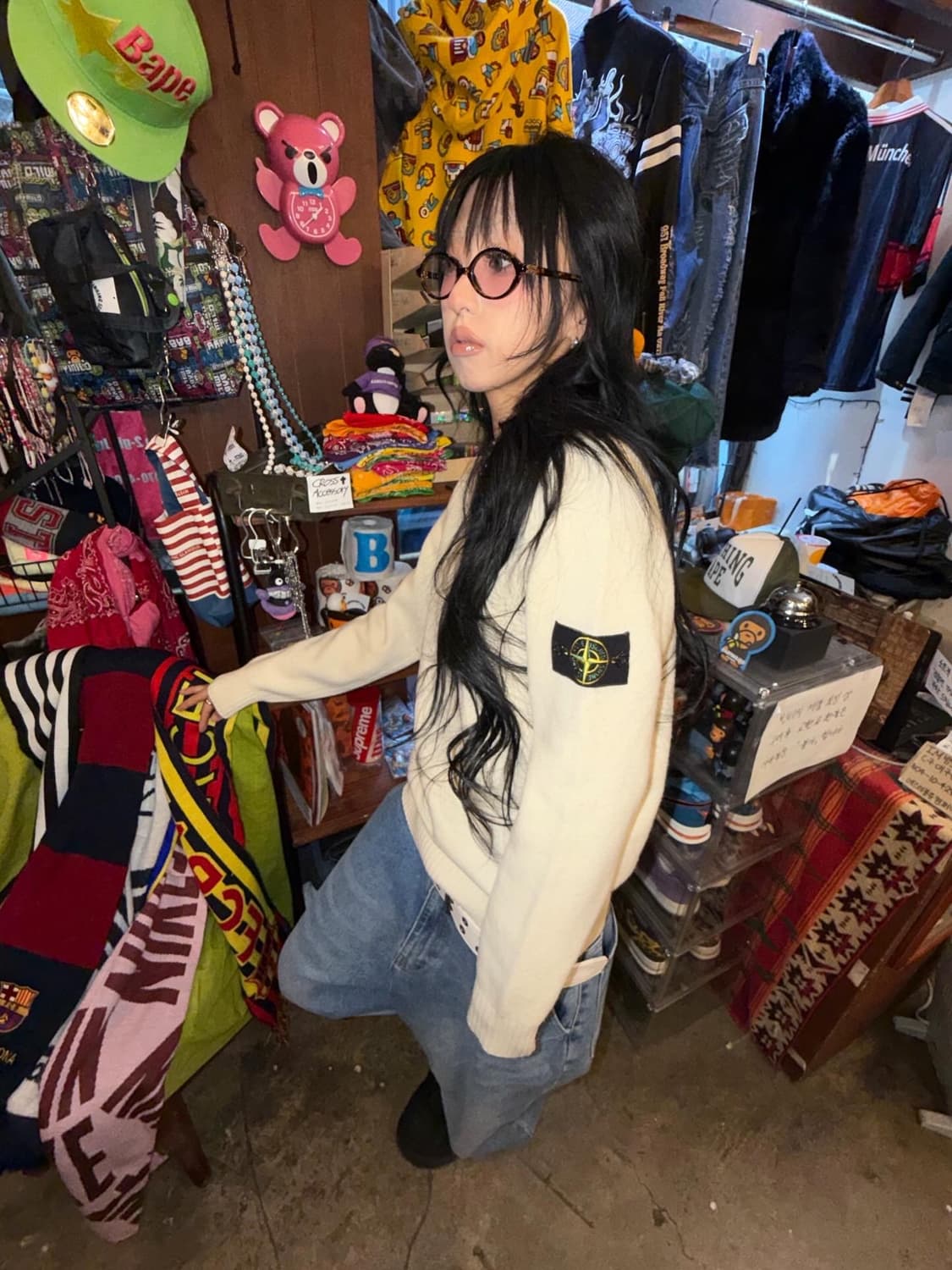 Stone island Patch Wool Sweater 상품이미지2