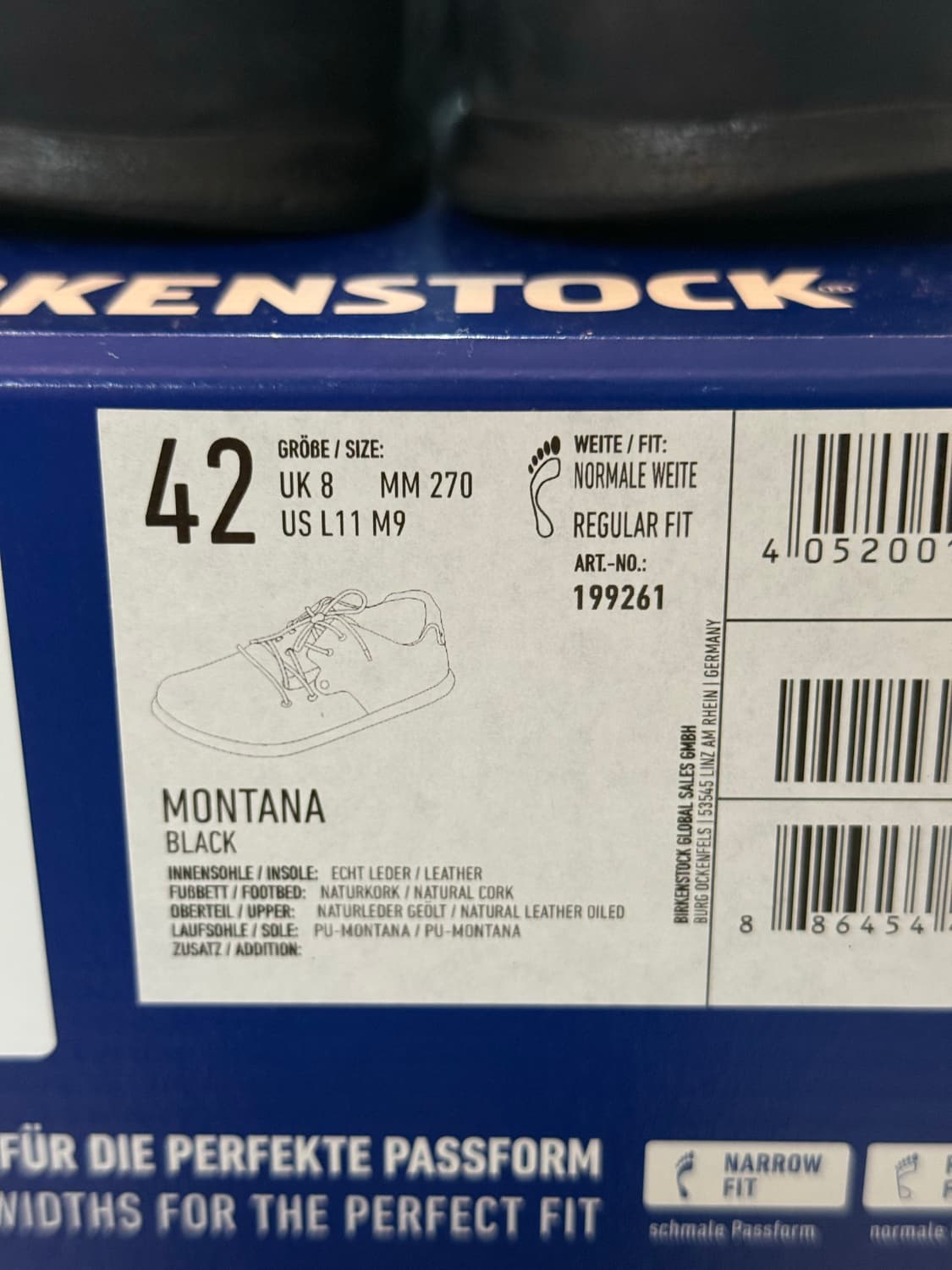 birkenstock montana black 270 상품이미지6