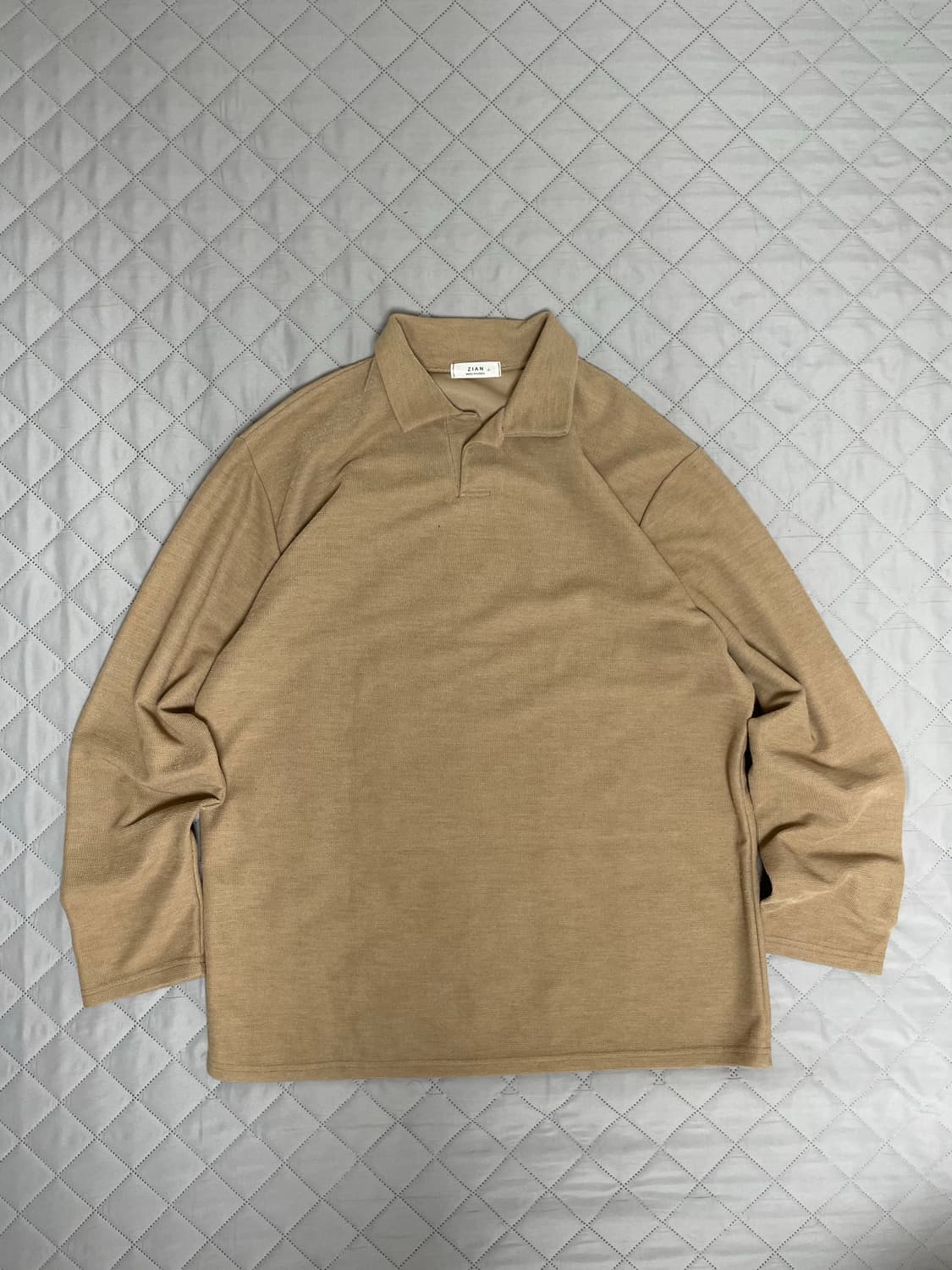 빈티지 카라 니트 긴팔 티셔츠 상품이미지1