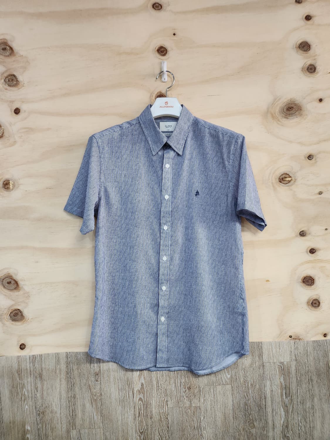 407) 올젠 스트라이프 반팔 셔츠 상품이미지1