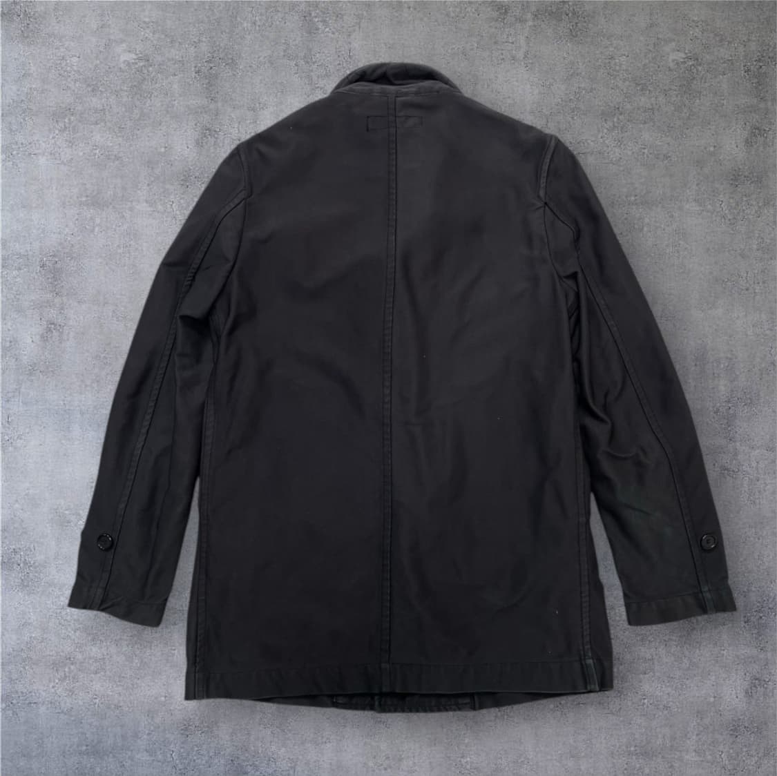 꼼데가르송셔츠 차콜 더블 브레스티드 코트 XS 상품이미지9