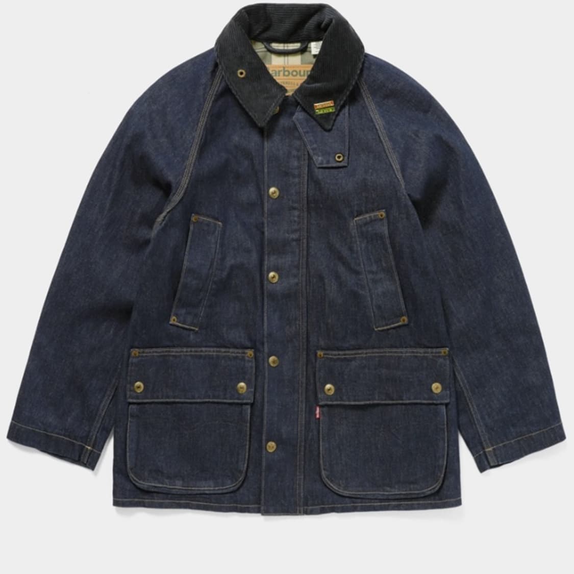 리바이스X바버 오버사이즈 비데일자켓 데님 판매합니다. [L] 상품이미지1