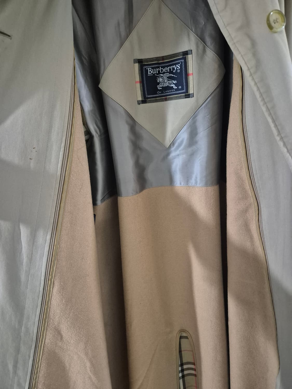 버버리 빈티지 롱 트렌치코트 Men 상품이미지6