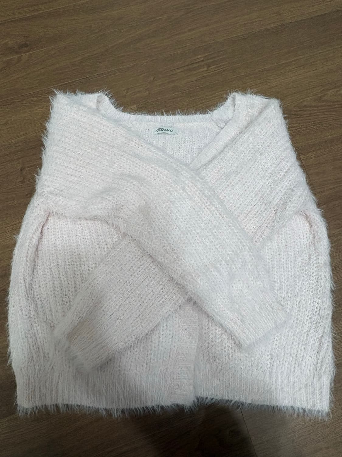 클리시어 Sugarplum hairy cardigan, Baby pink 상품이미지5