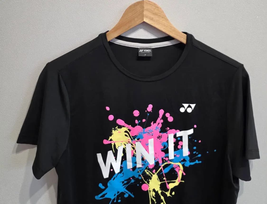 요넥스 WIN IT 블랙 반팔 티셔츠 95 상품이미지6