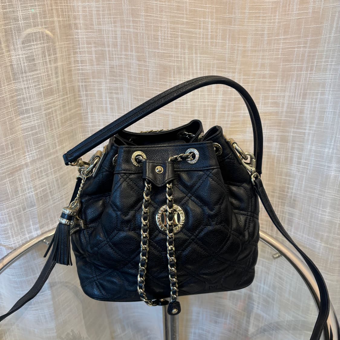 정품 메트로시티 퀄팅 복조리 토트백 크로스백 상품이미지2