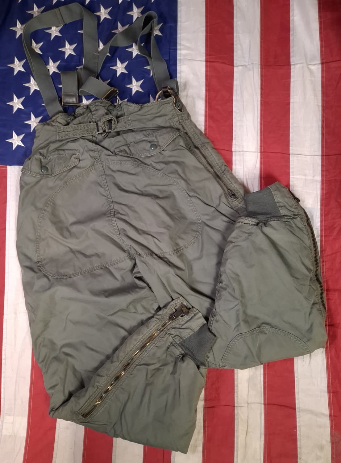 오리지날 70's 미공군 F-1B 울 방한 항공 트러우저 상품이미지5