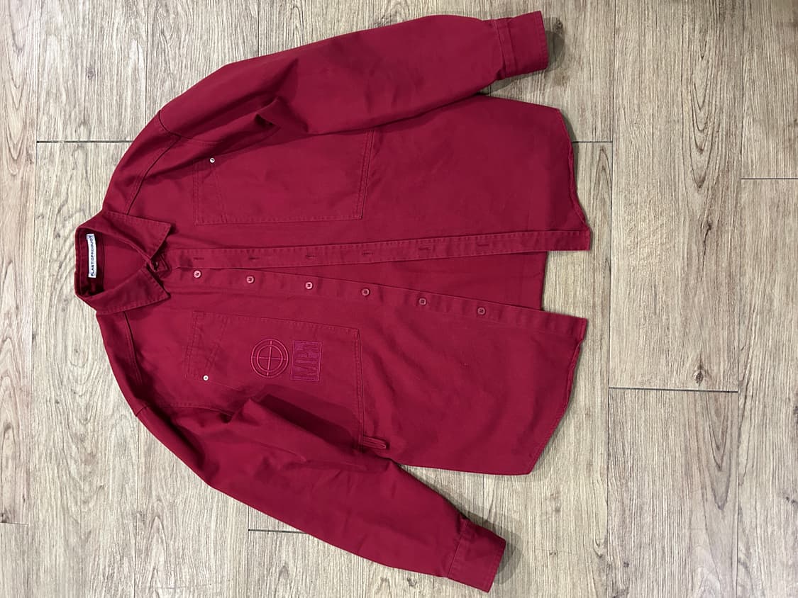 plasticproduct 버건디레드 셔츠 상품이미지4