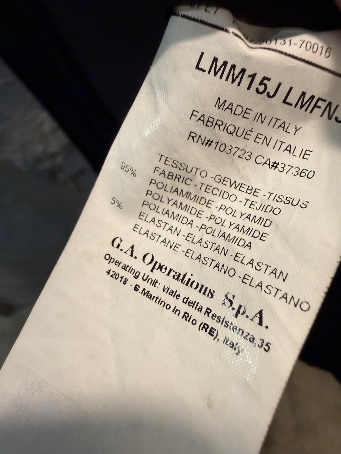 아르마니 꼴레지오니 ARMANI 백오픈 스트레치 원피스 블랙 40 상품이미지8