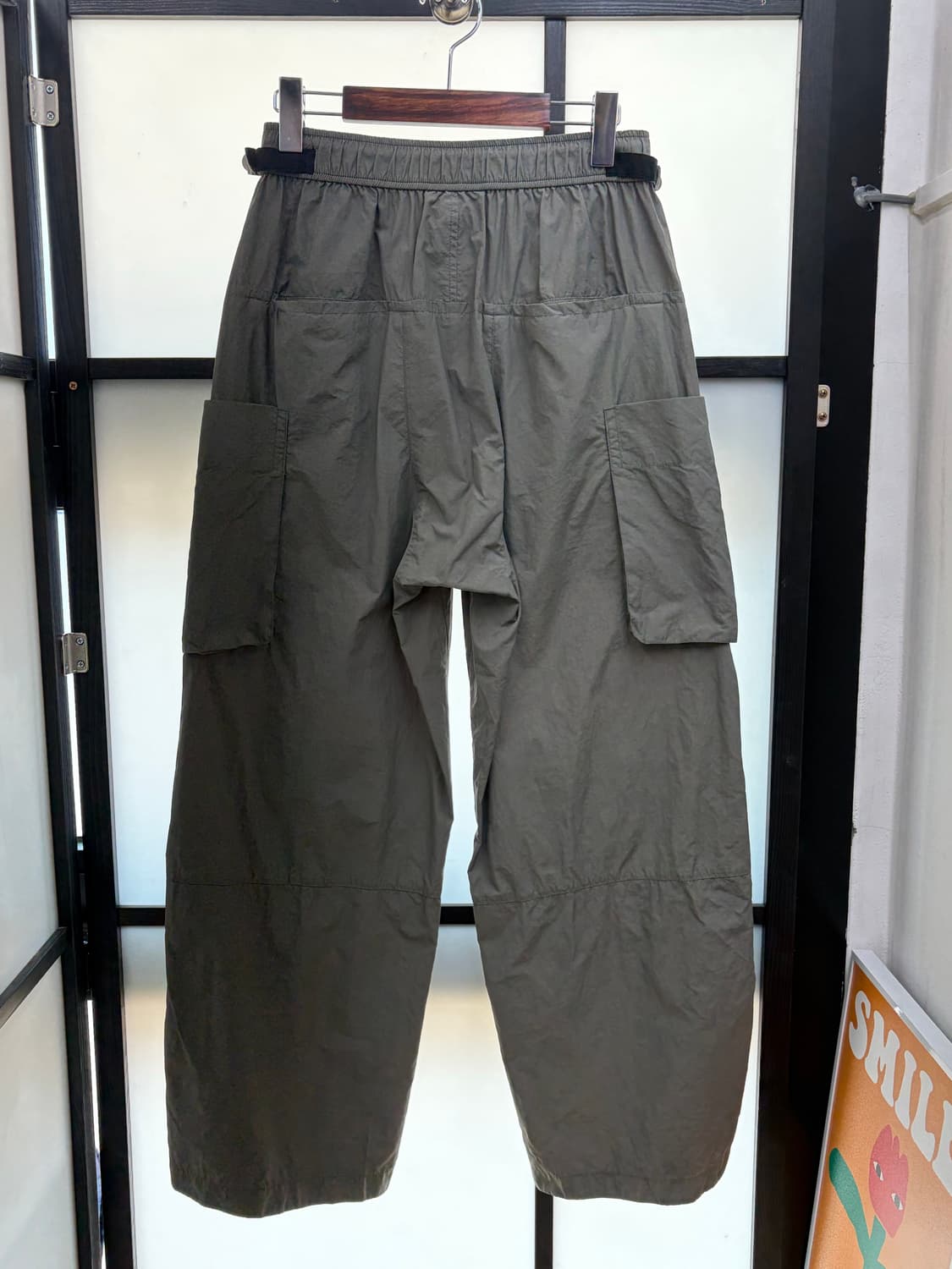 폴리테루 나일론 카고 팬츠 세이지 [1] 상품이미지5