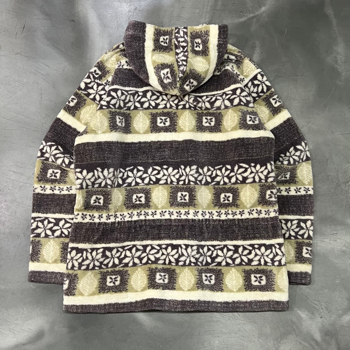  rel 패턴 플리스 후드 집업 y14521 상품이미지2