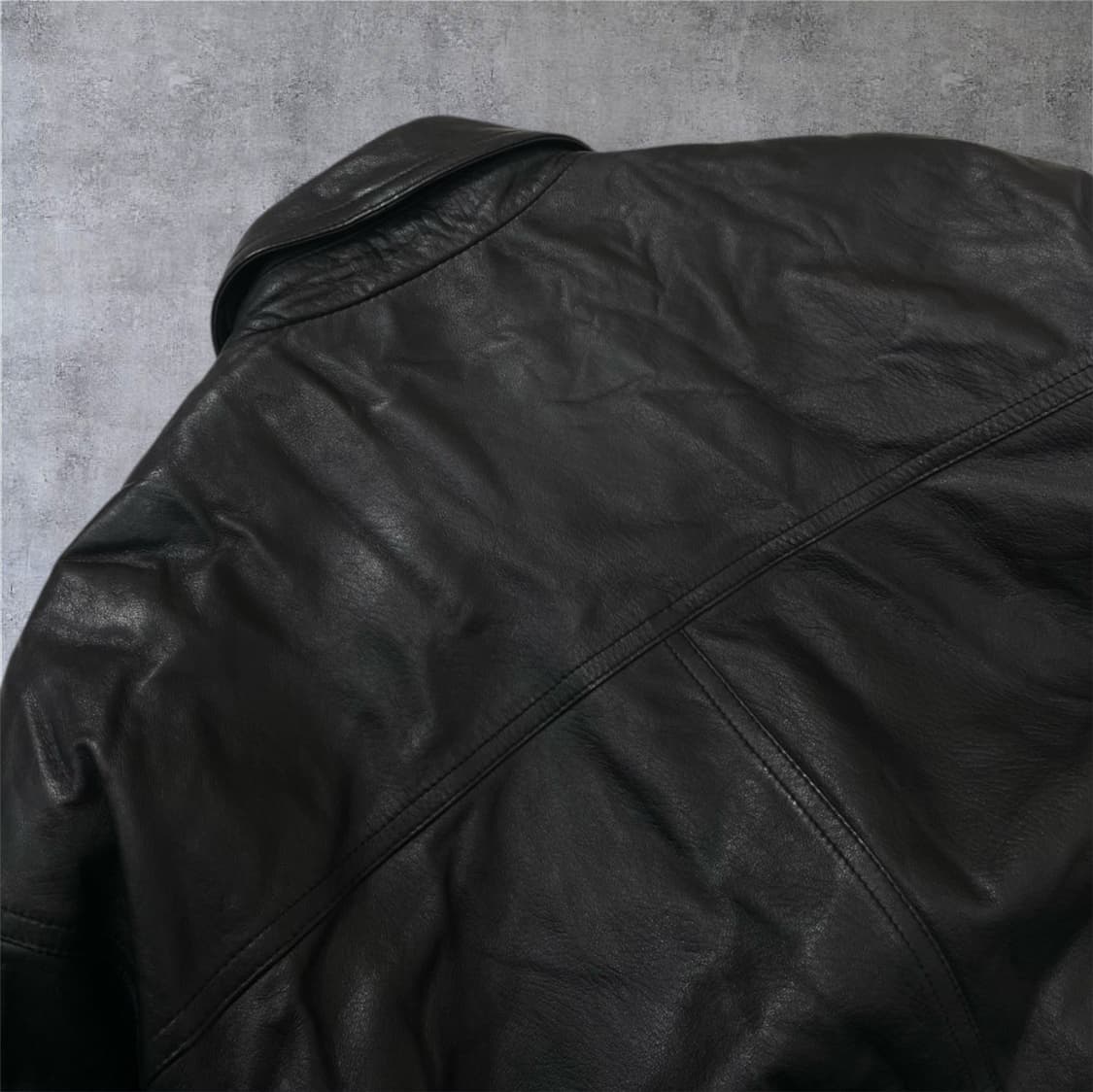 트래퍼 TRAPPER 독일빈티지 리얼레더 집업 자켓 52 상품이미지7