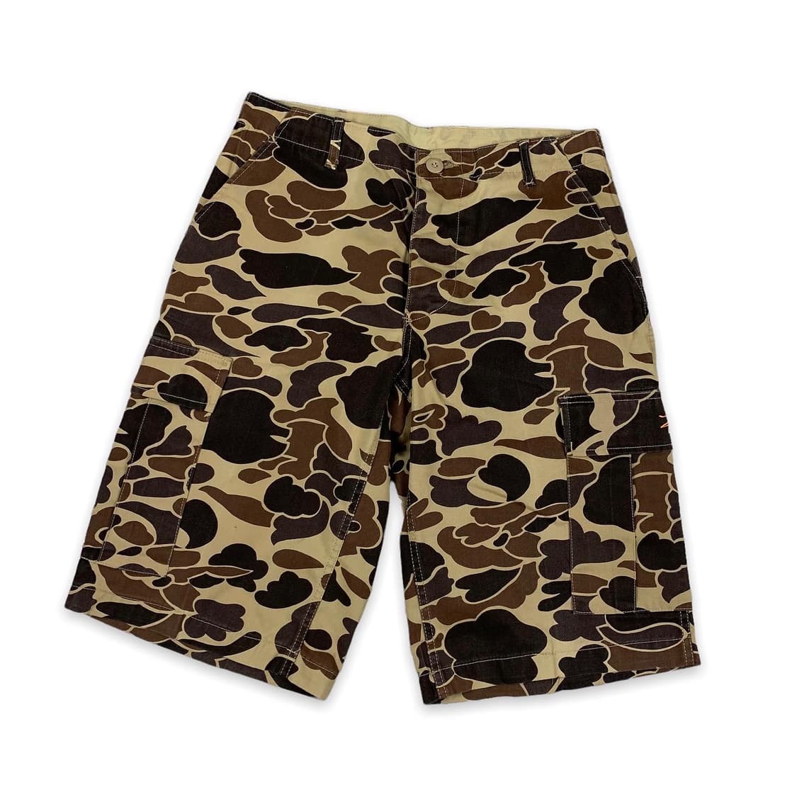 스투시 90's 자수로고 카모플라쥬 카고 하프팬츠  상품이미지2