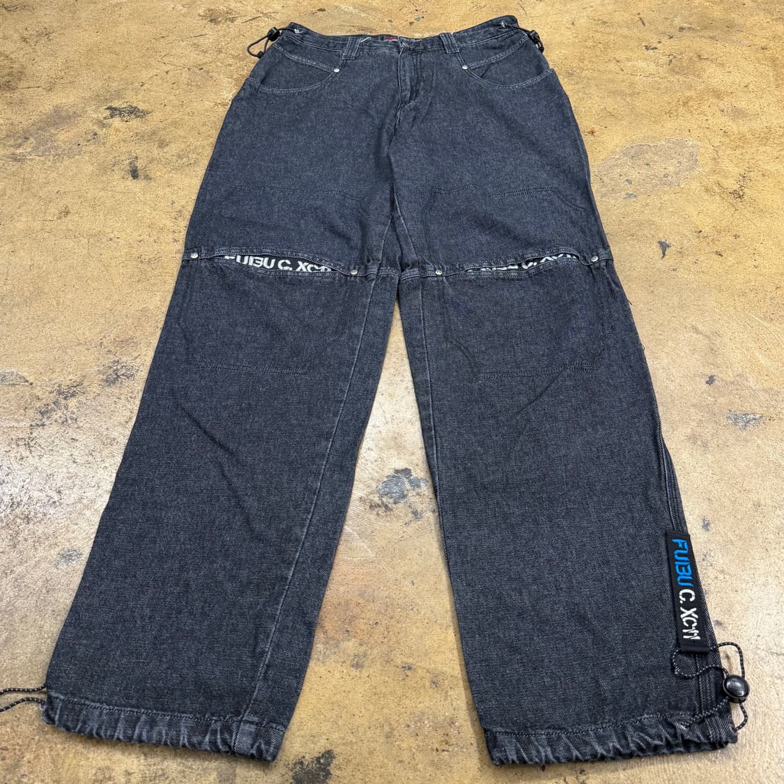 [ 정품/76-94 ] FUBU 올드스쿨 와이드 데님 청바지 상품이미지2