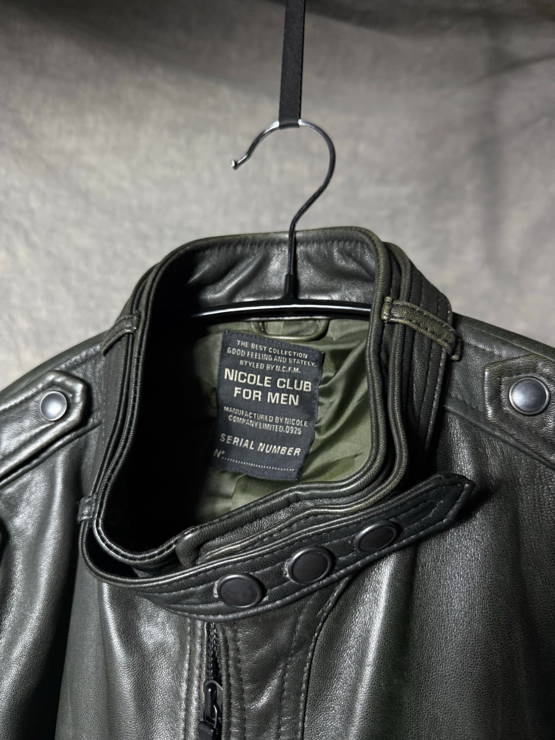 Nicole Club for Men Lambskin Biker Jacke 상품이미지6
