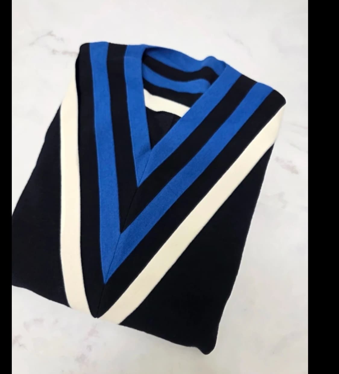 한섬 시스템 SYSTEM 브이넥 니트 티셔츠 100 FW2020 상품이미지1