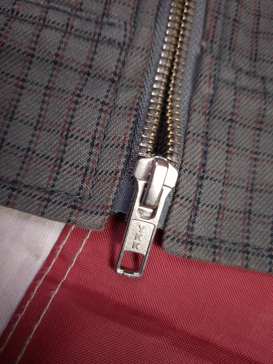 오리지날 스투시 체크 그레이 개러지 자켓 상품이미지2