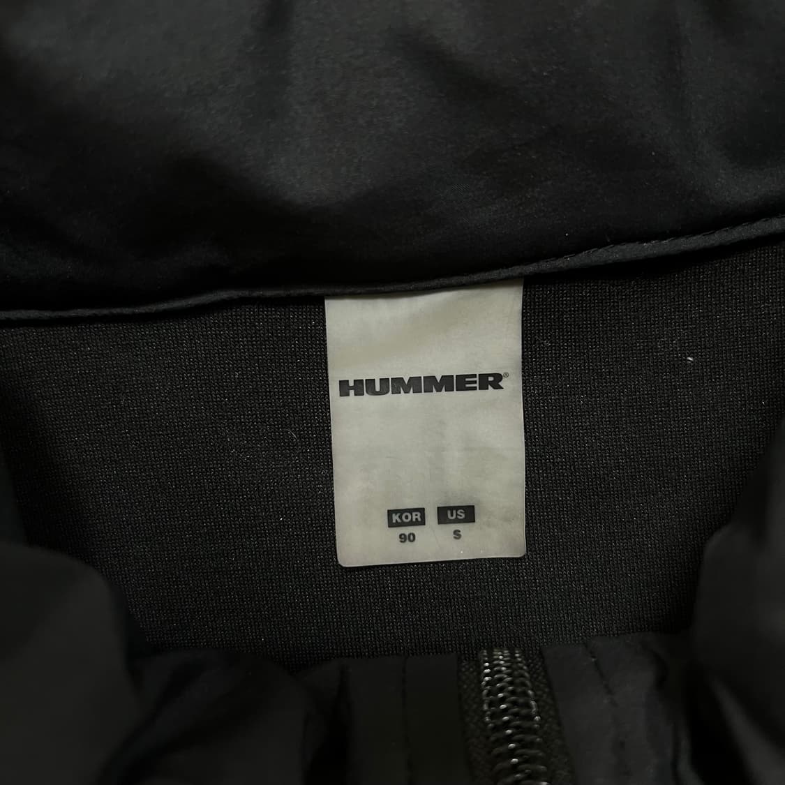 험머 로고 포인트 소프트쉘 져지 트랙탑 자켓 [블랙] S/90 상품이미지5