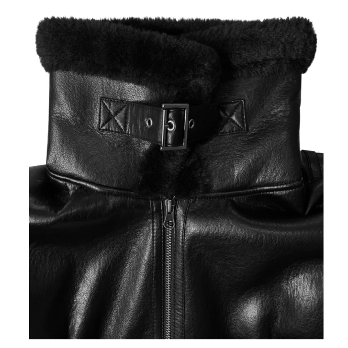 BOHEMIAN SEOUL BOHEMSEO 보헴서 무스탕 블랙 상품이미지2