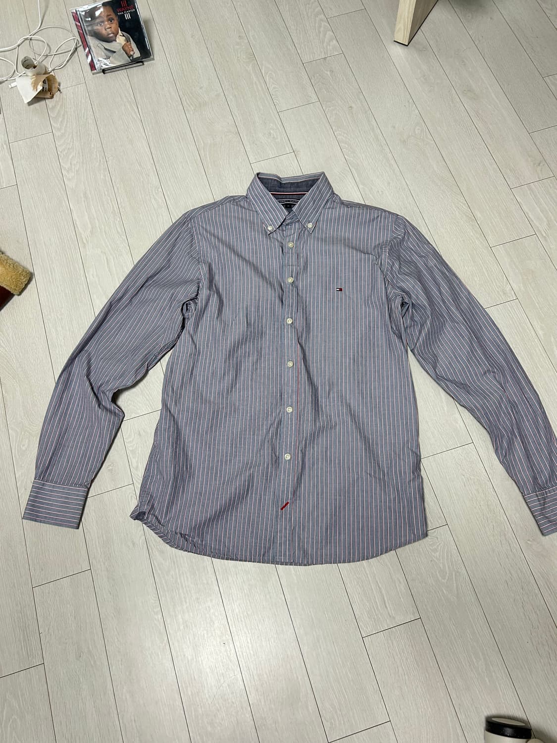 타미힐피거 스트라이프 셔츠 m size 상품이미지1