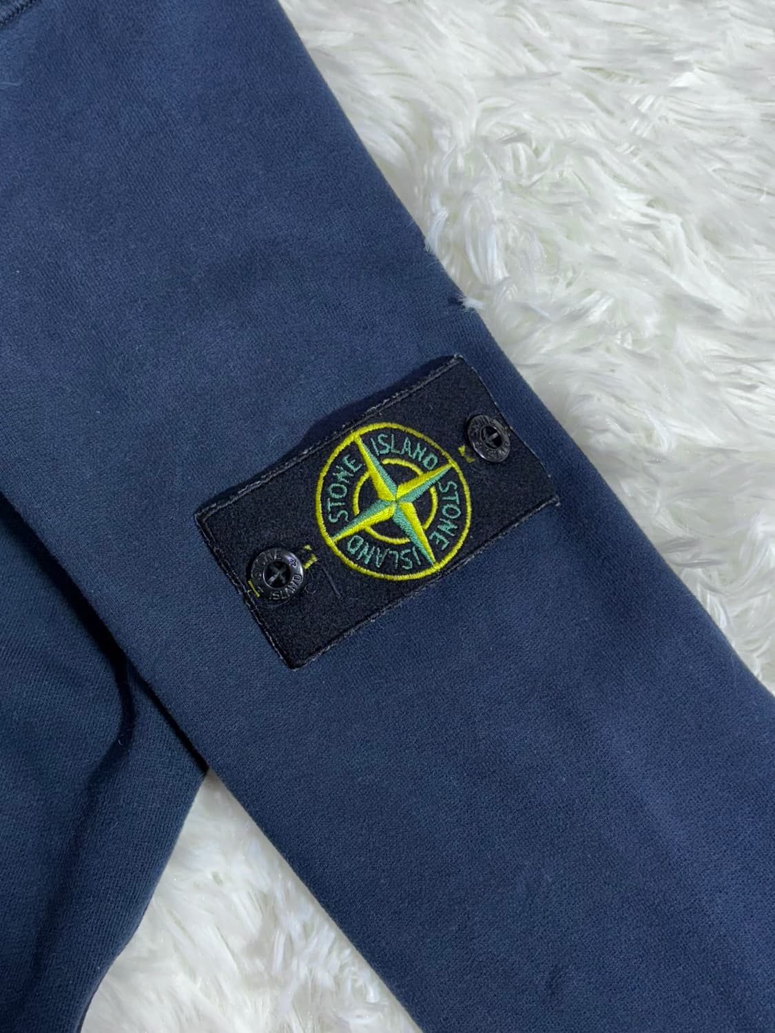 스톤아일랜드 신형 다크네이비 와펜 맨투맨  상품이미지6