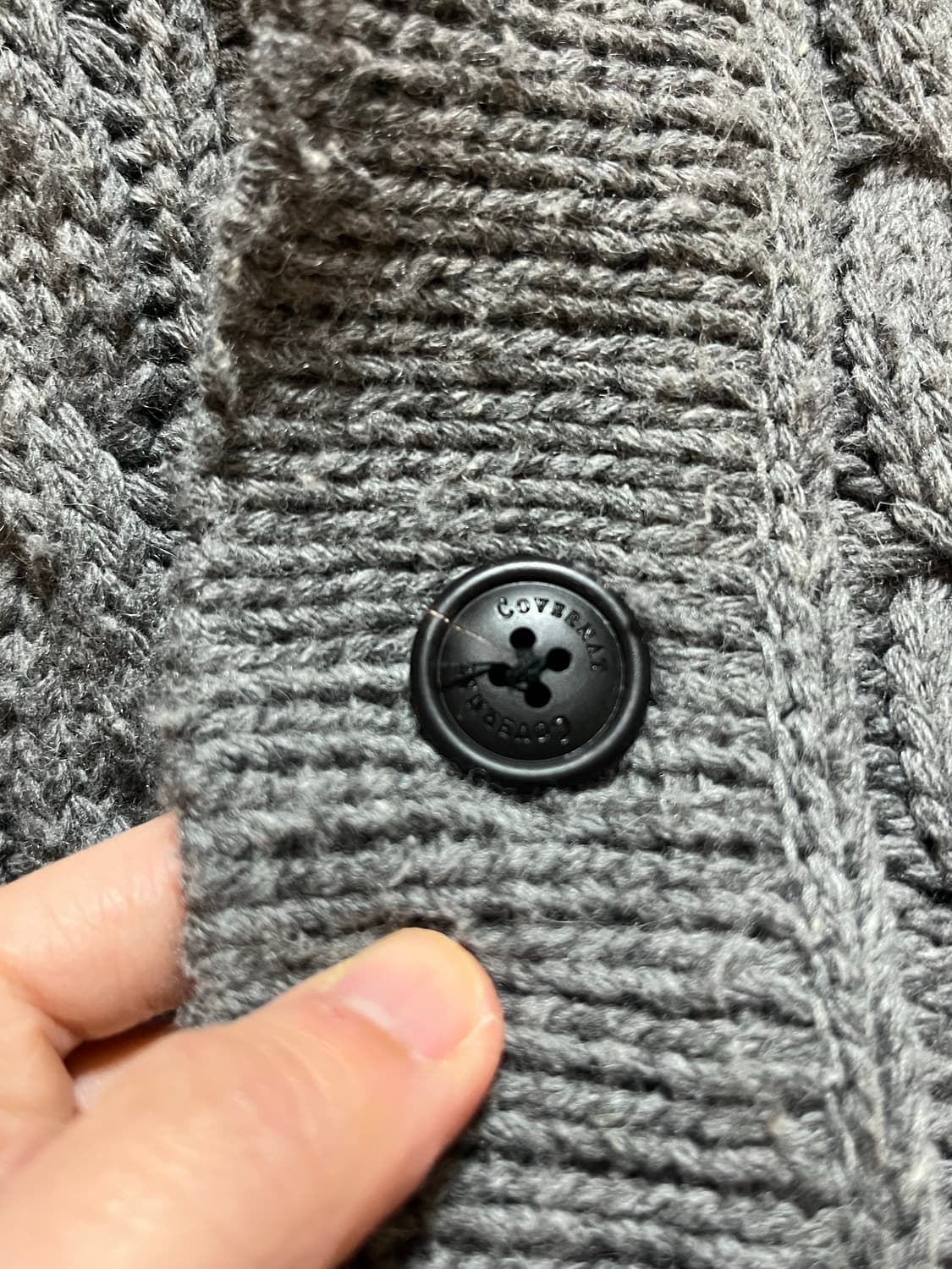 모리걸 램스울 헤비 가디건 상품이미지3