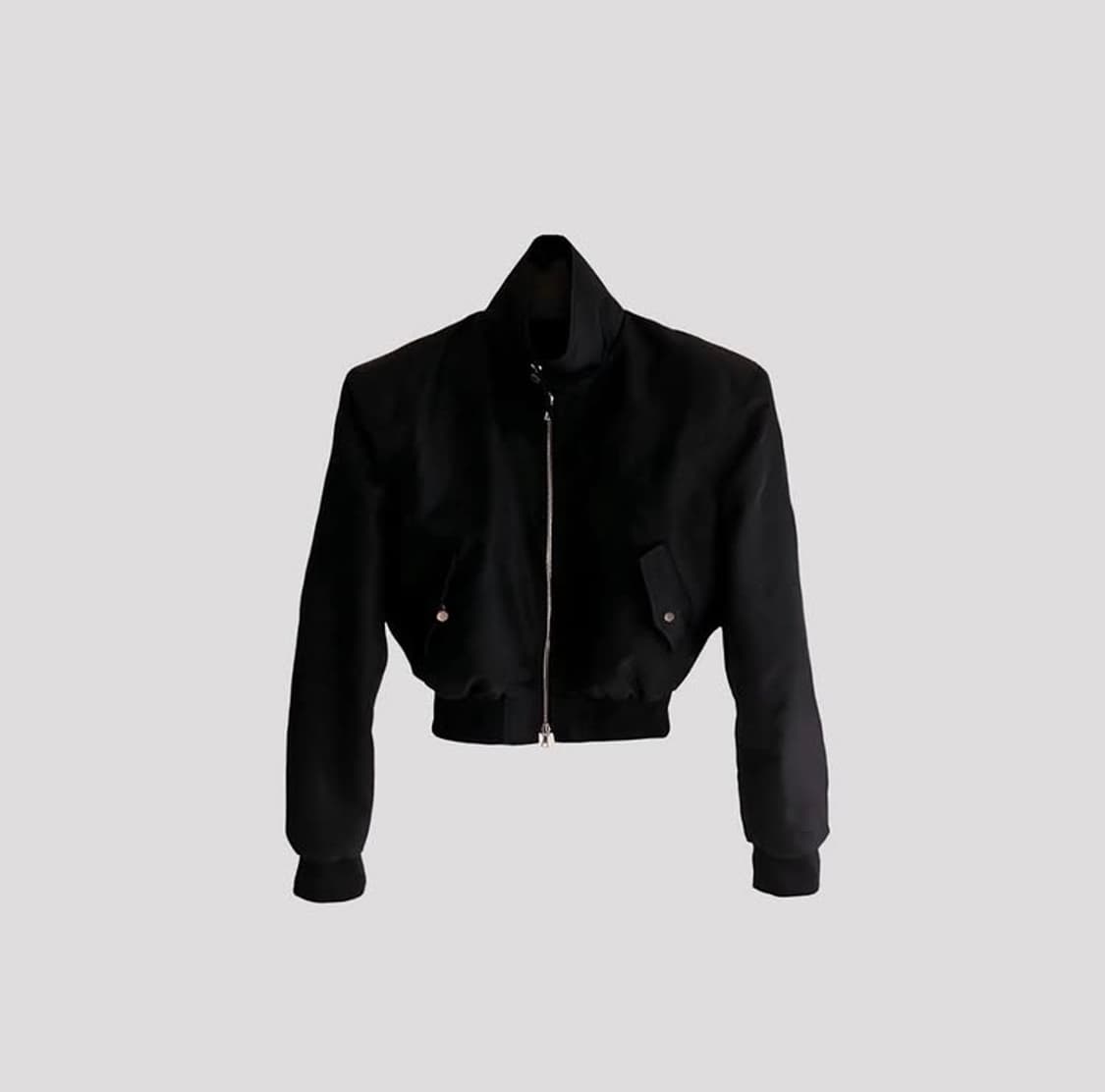 아워글라스 크롭 봄버 자켓 상품이미지1