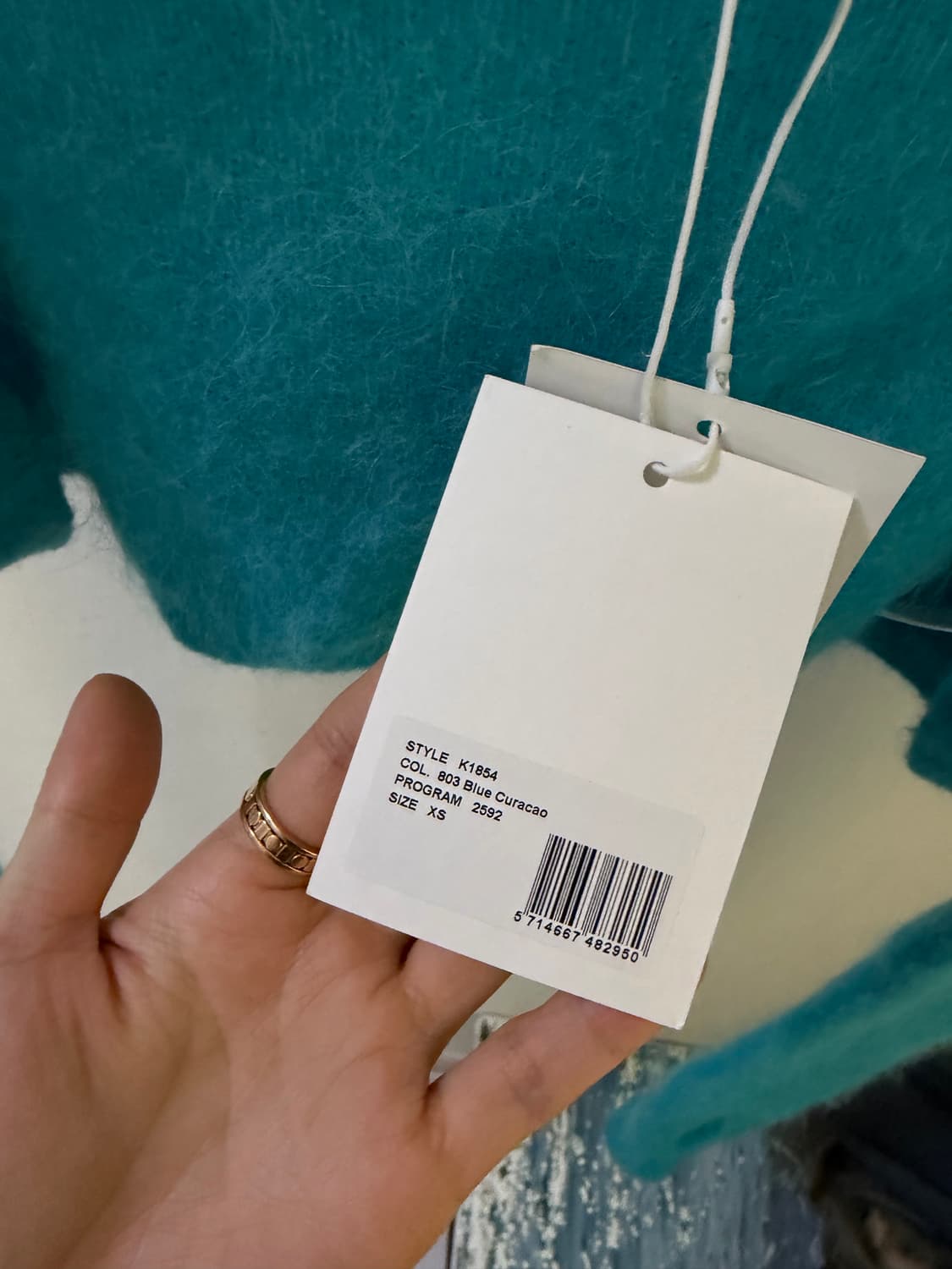 Ganni cropped cardigan 볼레로 가디건 상품이미지2