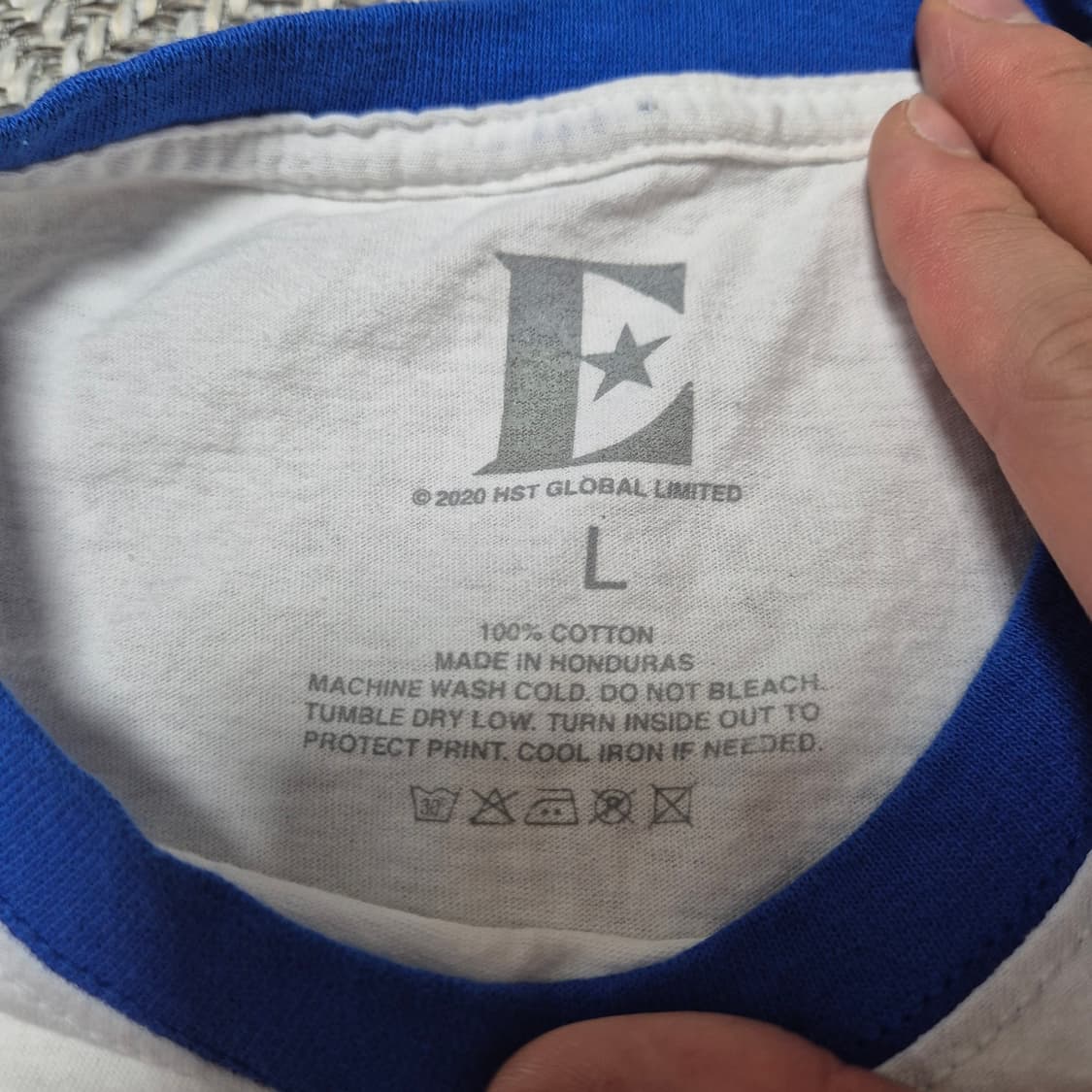 엘튼 존 "ROCKET MAN" 머천다이즈 링거 티셔츠 (L) 상품이미지3