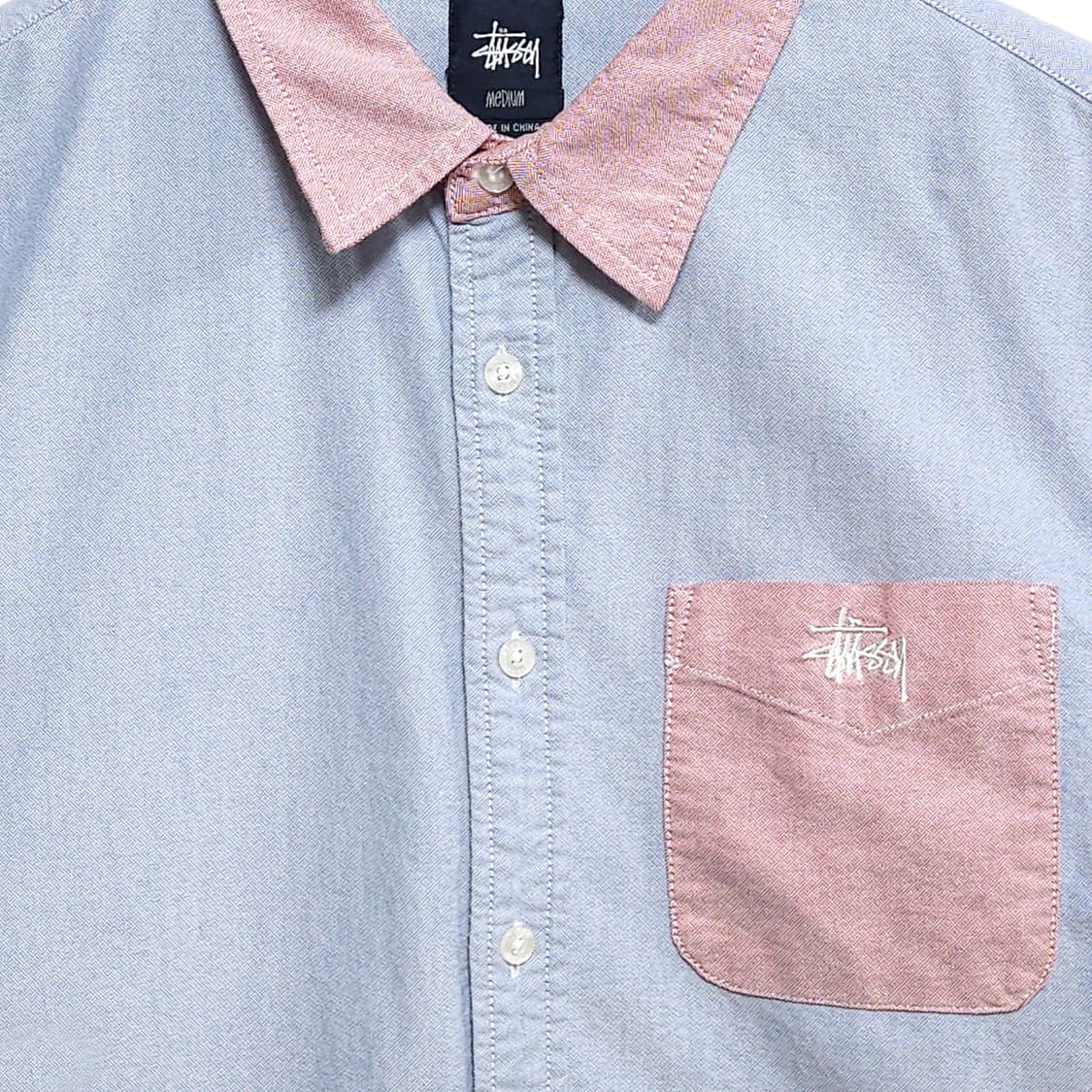 100)Stussy 스투시 멀티배색 옥스포드 셔츠 상품이미지3