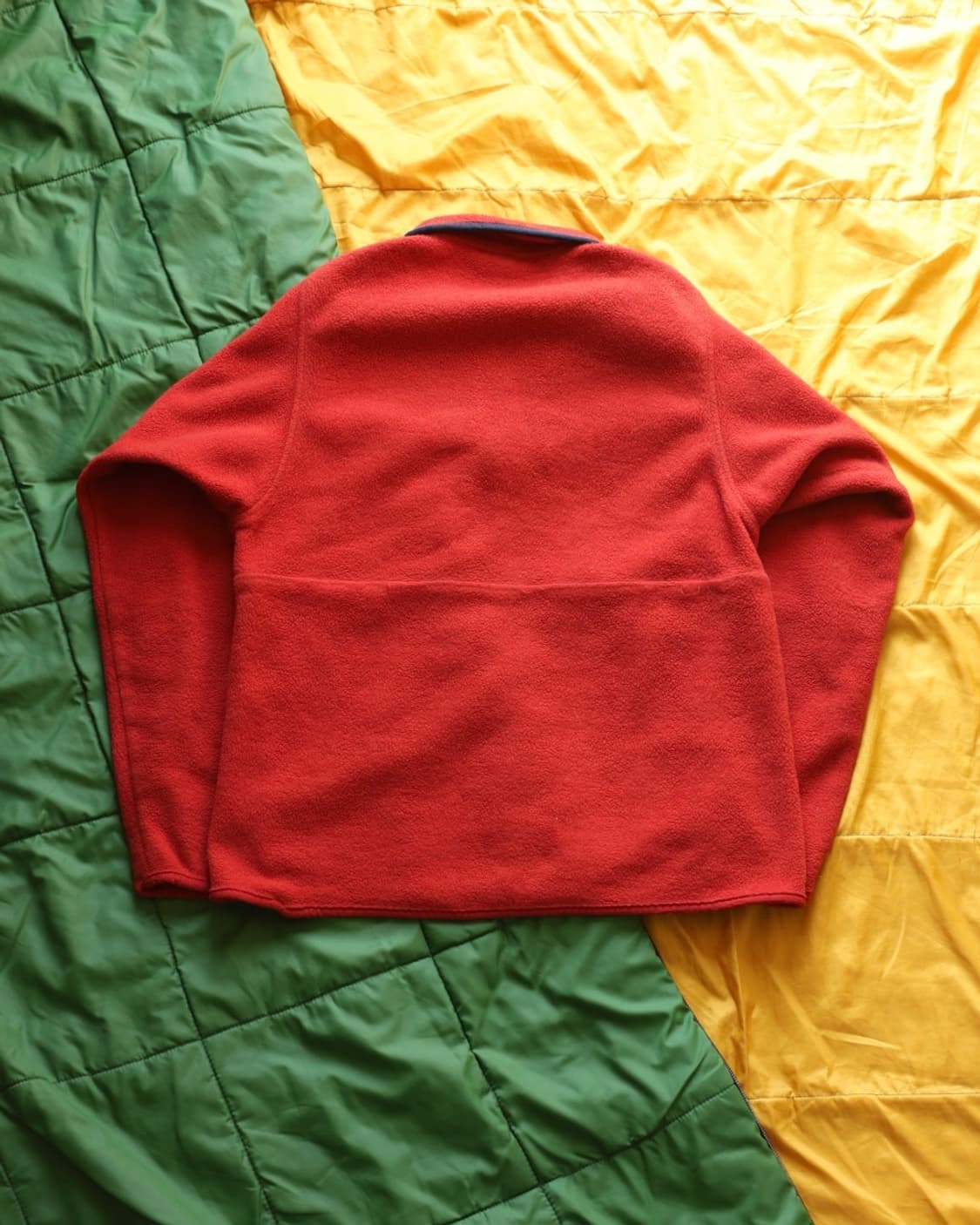 파타고니아 00s 마수피얼 신칠라 하프집업 플리스 딥 레드 XS 상품이미지10