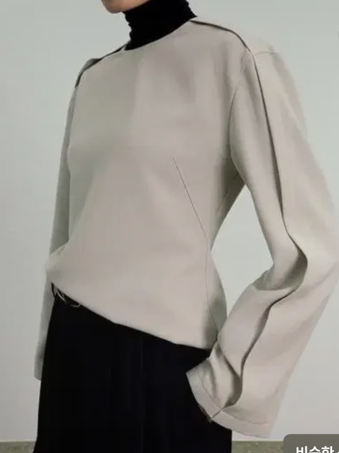 ORR 오르 폴드 블라우스 XS 상품이미지2