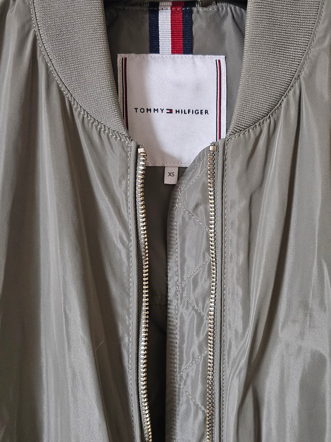 타미힐피거 여성 롱 봄버자켓 카키 롱점퍼 간절기 아우터 ㅣ 상태최상 상품이미지6