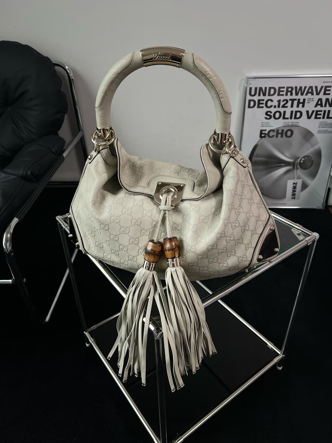 구찌 뱀부 인디 숄더백 상품이미지2