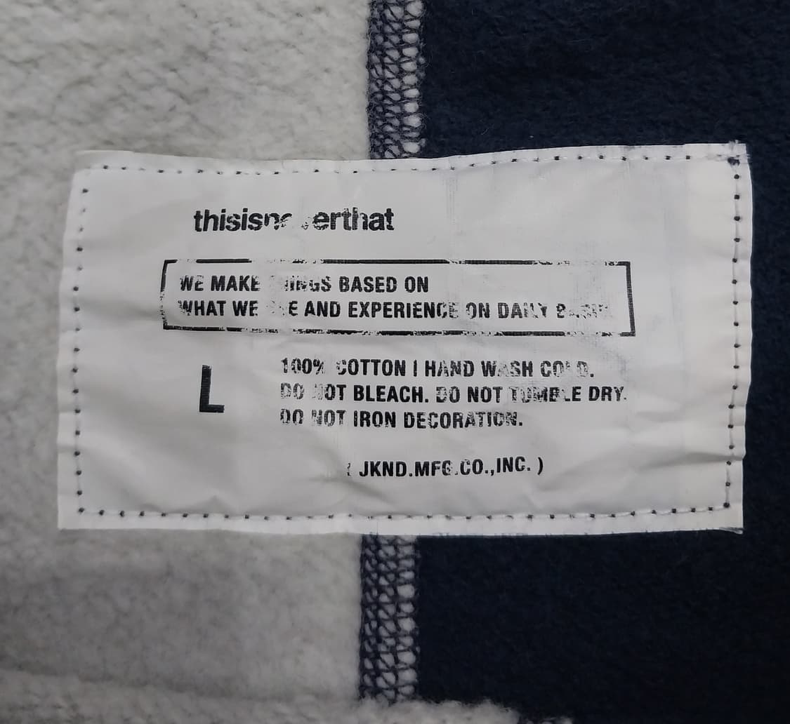 디스이즈네버댓 맨투맨 L 상품이미지3