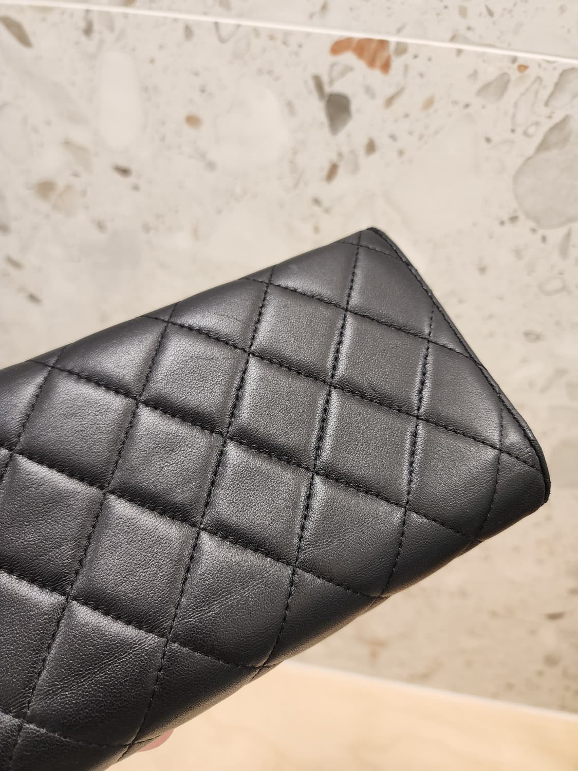 샤넬 A50096 램스킨 CC로고 장지갑 #17 상품이미지5