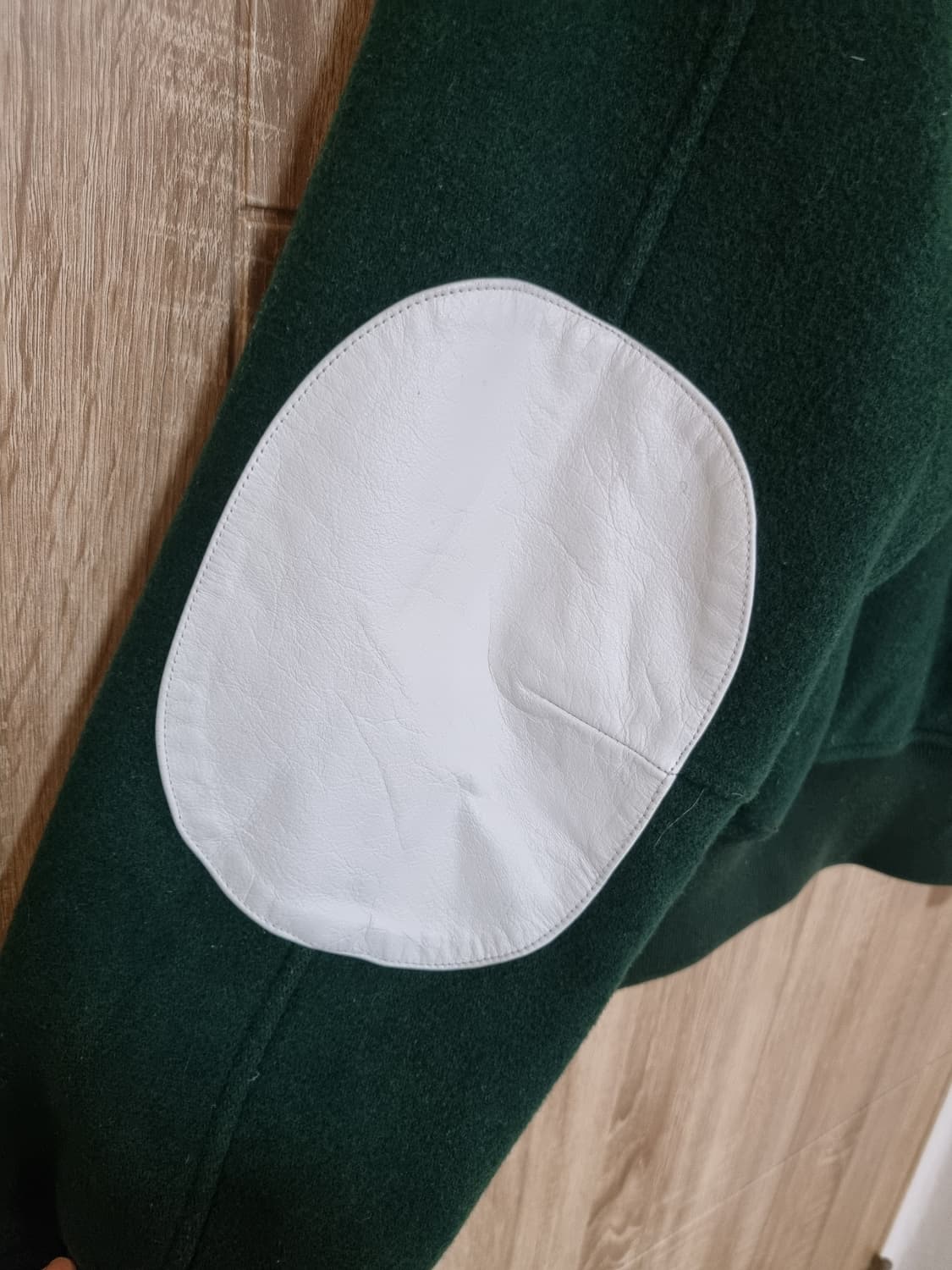 커버낫 가죽콤비 야구점퍼 (누빔안감) 상품이미지6