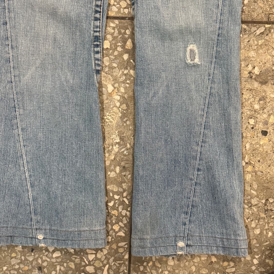 트루릴리전 레더 포켓 부츠컷 데님 32 상품이미지6