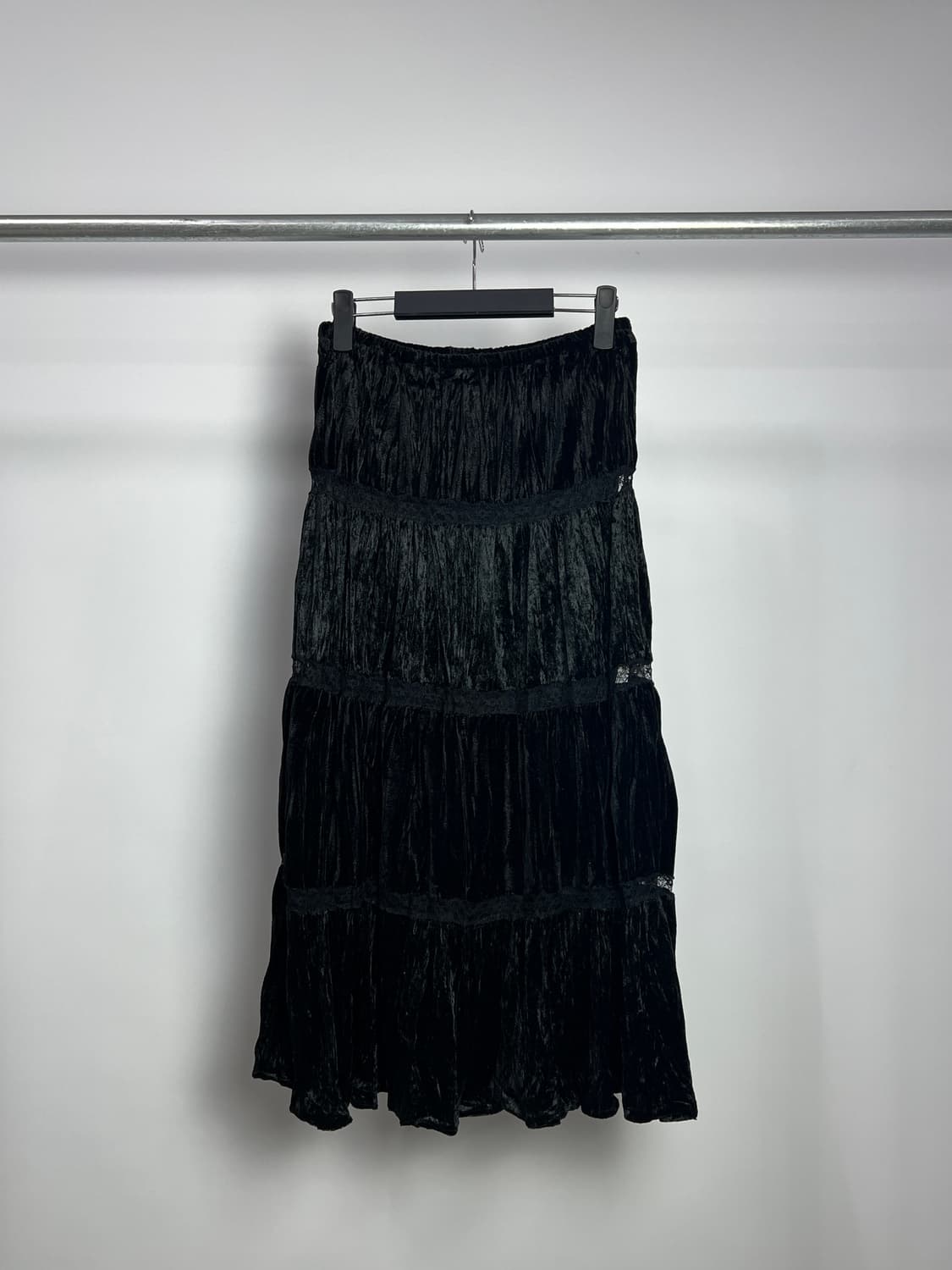 빈티지 벨벳 롱 스커트  상품이미지6