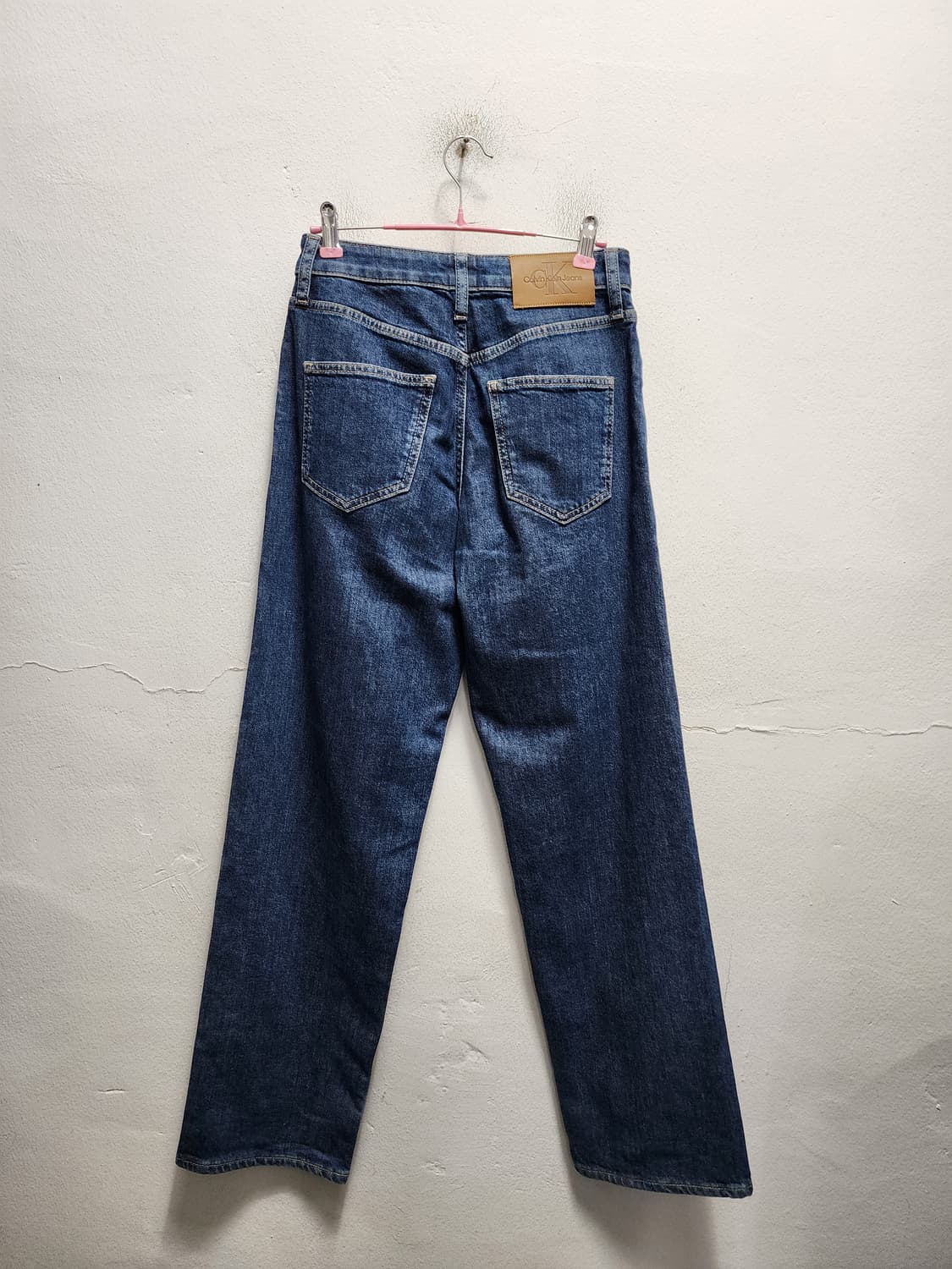 90s 캘빈클라인 스트레이트핏 진청 셀비지 데님 상품이미지1