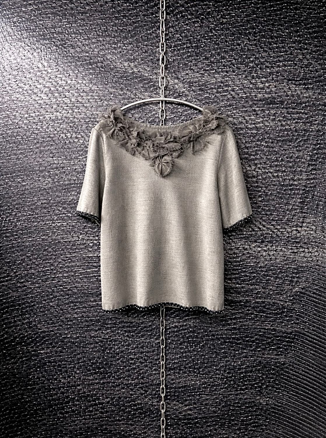 Cop.copine 프릴 블라우스 상품이미지2