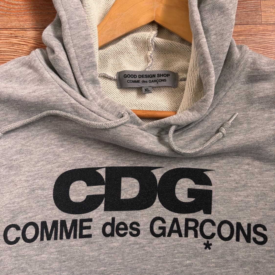 CDG 꼼데가르송 XL 후디 빅사이즈 루즈핏 후드 티셔츠 상품이미지3