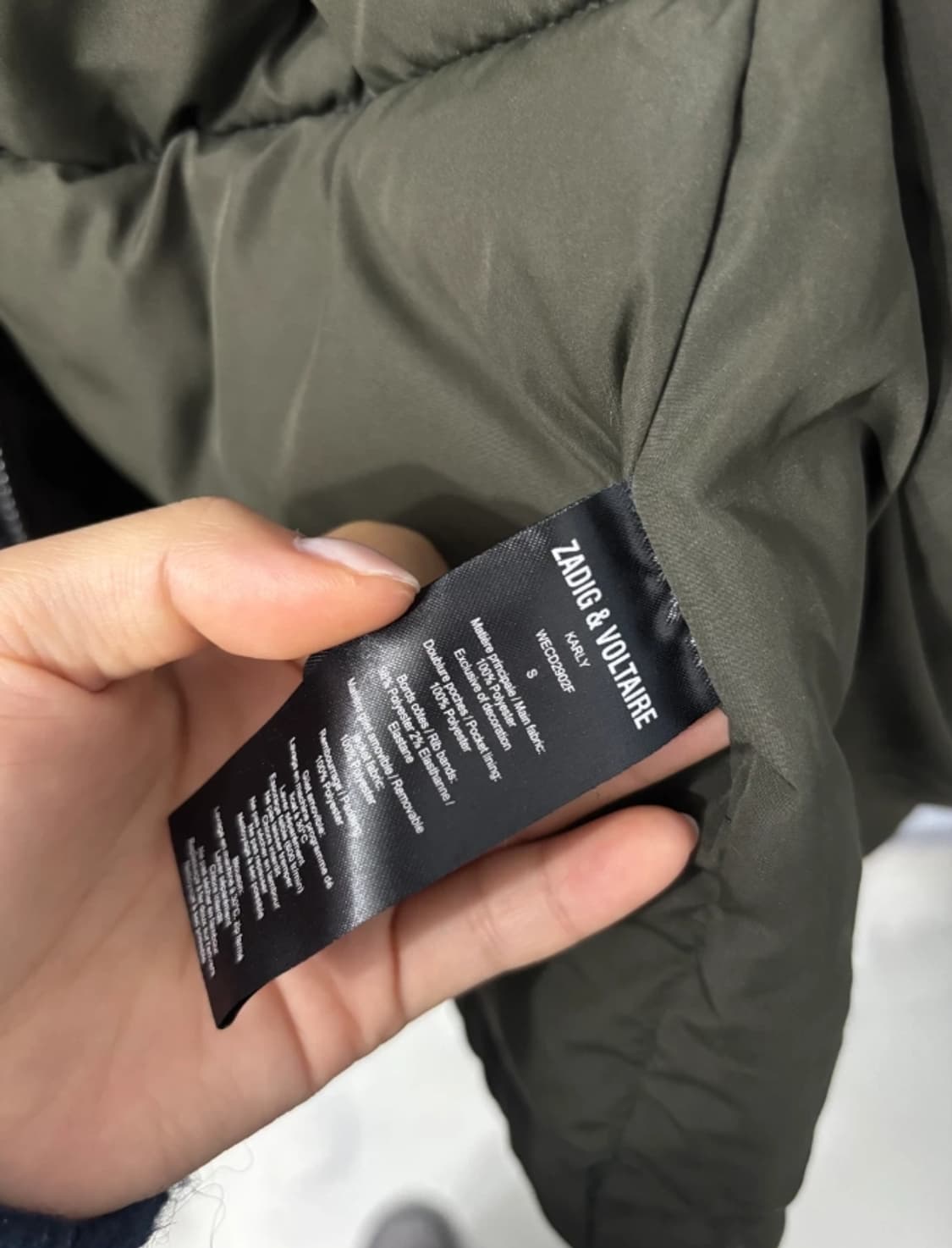 Zadig&Voltaire 쟈딕앤볼테르 패딩 코트 ~55반 상품이미지7