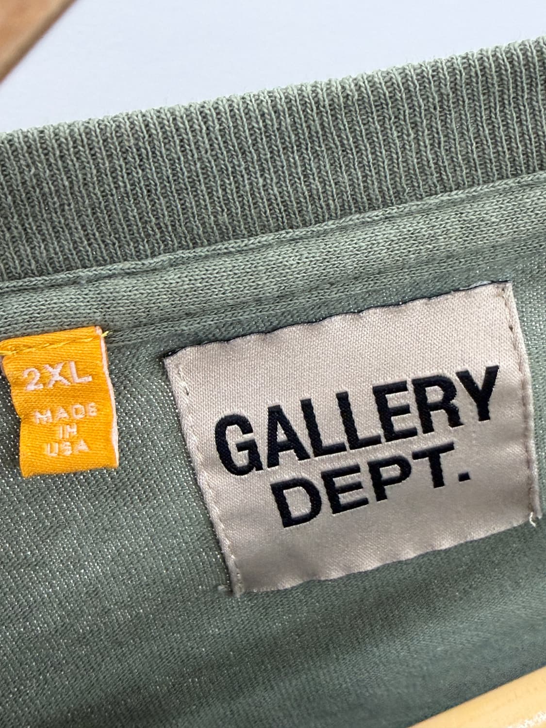 갤러리티파트먼트 반팔티 그린XXL 상품이미지2