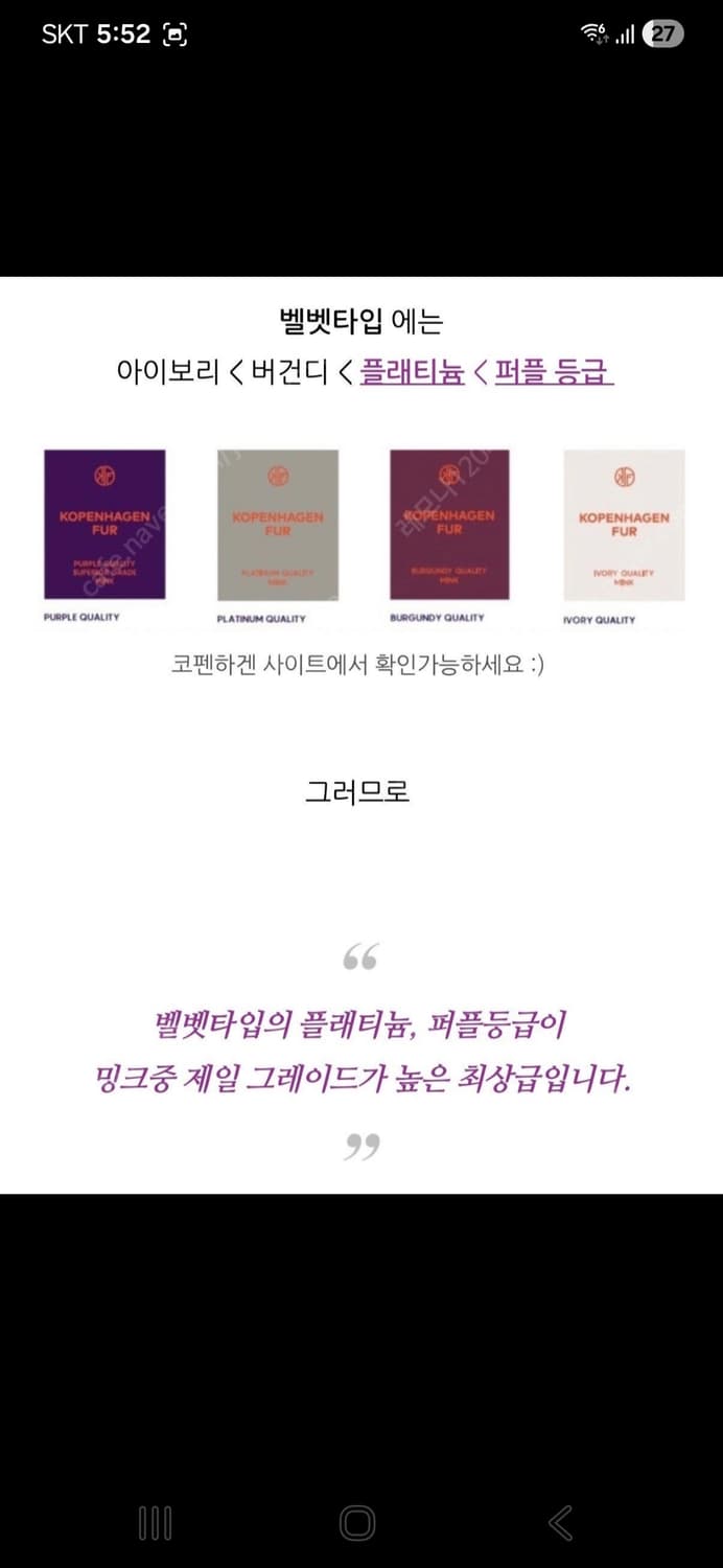 코펜하겐 플래티넘 플럭 밍크 롱 밍크코트 벨리노 밍크 M 상품이미지9