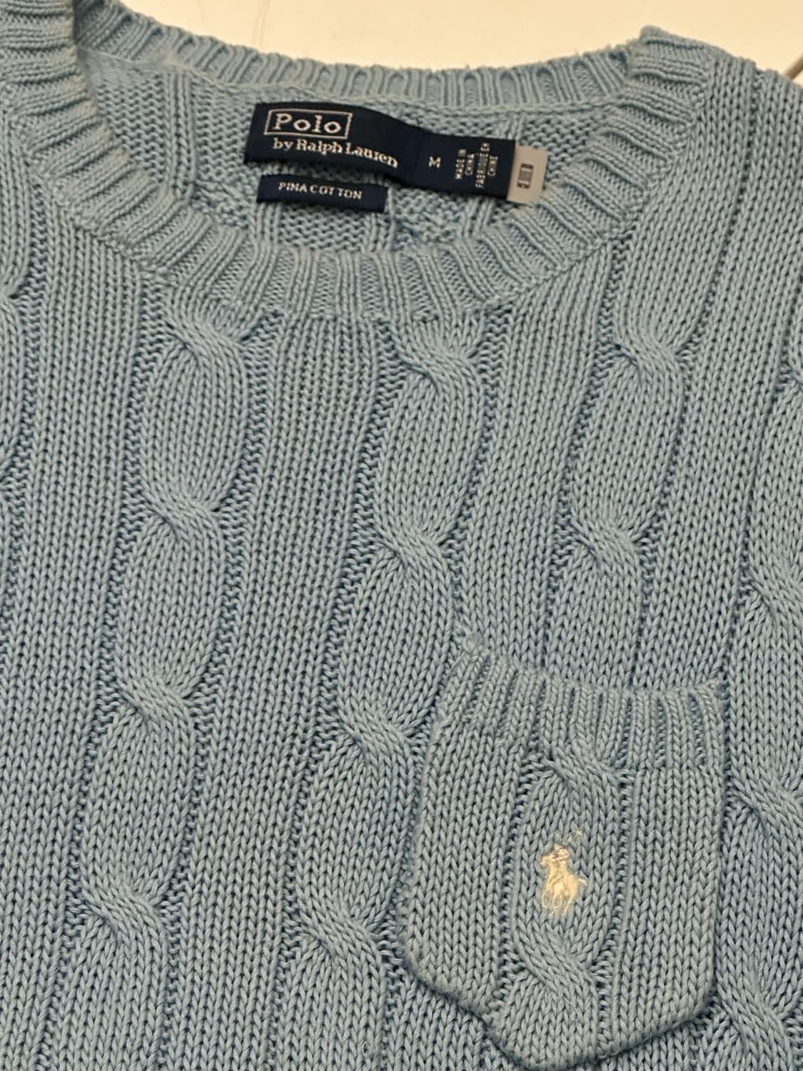 폴로랄프로렌 여성 꽈베기 반팔티 M  상품이미지3